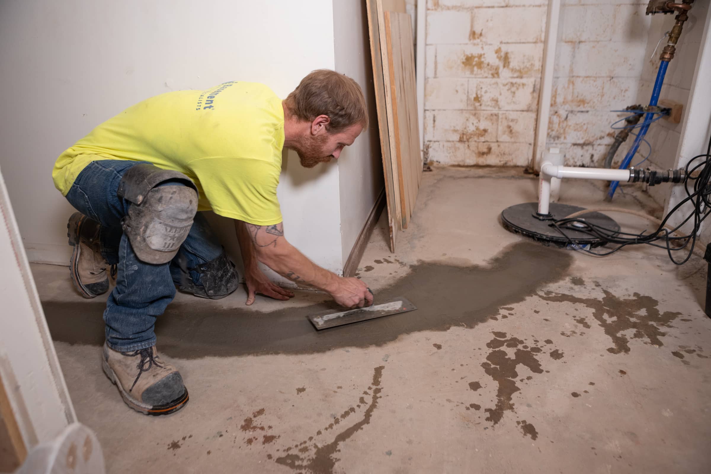 Basement Floor Repair
