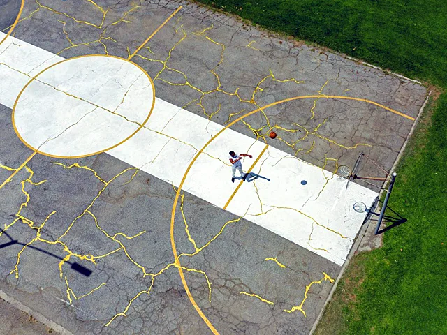 Basketball Court Repair